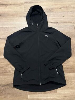 Avalanche The Black Dog Women's Black Hooded Softshell Jacket medium